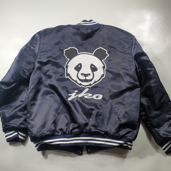 JKO Panda Satin Bomber Jacket